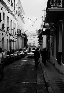 1961 Puerto Rico street scene