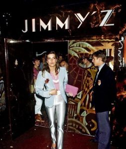 Caroline at Jimmy’z in 1980