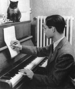 King Bhumibol at piano